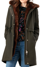 Joules Piper 2-in-1 Waterproof Parka Uk12 - Heritage Green - Bnwt Rrp £199
