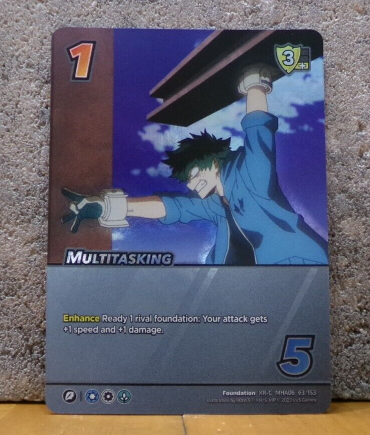 my hero academia jet burn booster box UNIVERSUS MY HERO ACADEMIA JET BURN TRADING CARD MULTITASKING RARE FOIL  CHASE