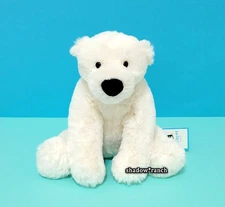 Jellycat SMALL PERRY POLAR BEAR - Small 7" - Retired - Authentic - New with Tags