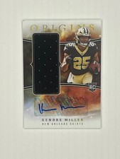 2023 Panini Origins - Rookie Jumbo Jersey Autographs #RJJA-KM Kendre Miller (AU,