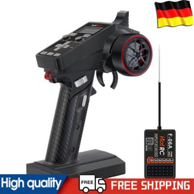 6-Channel Remote Control 2.4G RC Transmitter and Receiver for RC Car Boat Tanks