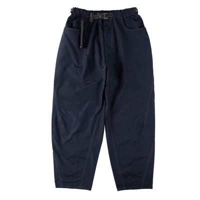 And Wander High Count Cloth Wide Pants Navy