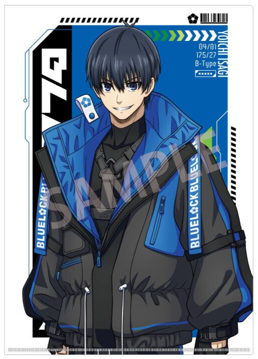 BLUE LOCK Cyberpunk Yoichi Isagi A4 Single Clear File BLUELOCK TV