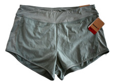 New REEBOK Chinois Green BRAVO Women's Slim Fit Training Shorts L