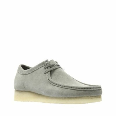 clarks grey wallabees