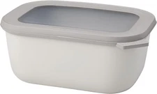 Mepal Cirqula Multi Bowl Rectangular 1500 ml Nordic White