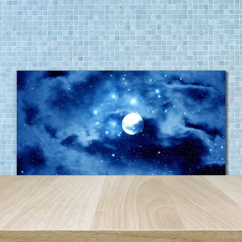 Panneau De Cuisine Décoratif En Verre Tulup 100x50cm - Motif Dubaï La Nuit (architecture) - Style Moderne Multicolore