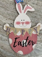   Happy Easter  Bunny Sign-Brand New-SHIPS N 24 HOURS