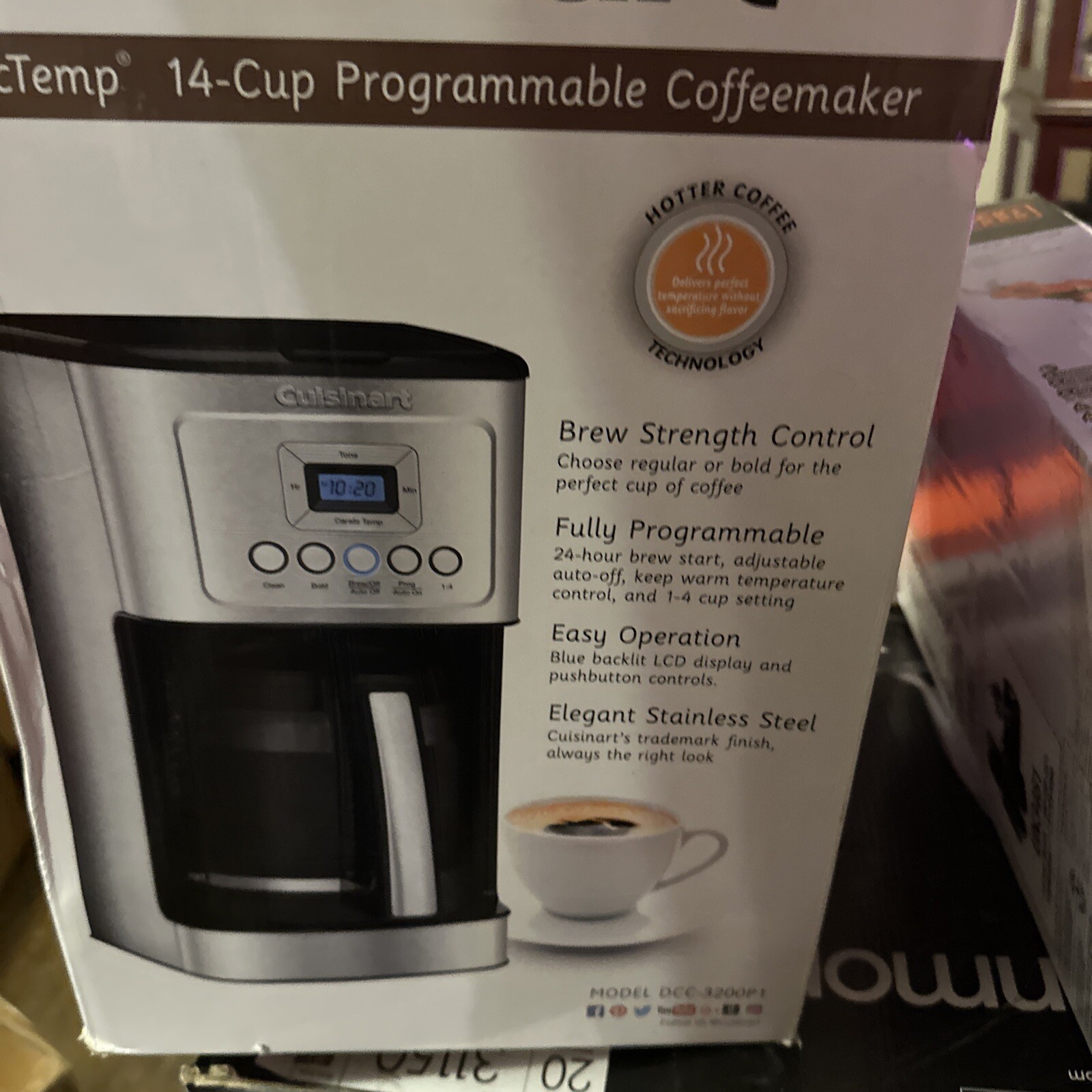 Cuisinart DCC3200P1 PerfecTemp Programmable Coffee Maker Multicolor