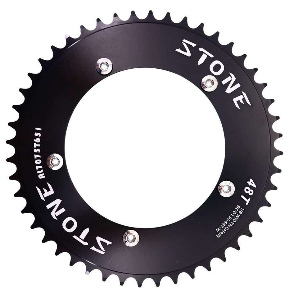 Plateau Bikingreen 70T BCD130 Noir - Piste Fixie - CNC 7075 - Neuf