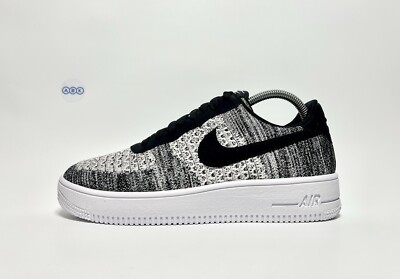 Mens Nike Air Force 1 AF-1 2.0 OG Flyknit Black White Oreo Various Sizes