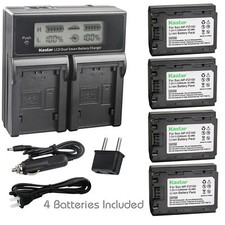 NP-FZ100 Battery  Dual for Sony Alpha 9, A9, 9R, a9S, A7R III, a7 III, 7 III