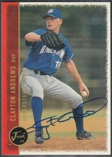 017, Original Autograph, Clayton Andrews; Suns, 1999 Just Memorabilia #4 (3)