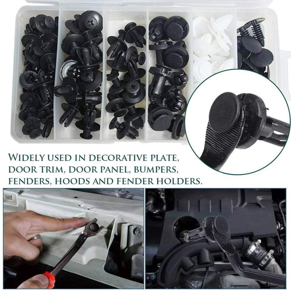 Car Set Body Bumper Rivet Retainer Trim Molding Push Pin