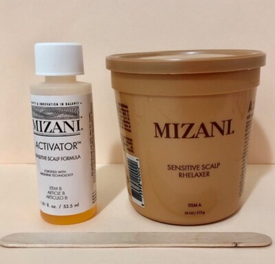 (New Packaging) Mizani Sensitive Scalp Relaxer Single Application Kit