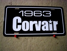1963 Chevrolet Corvair license plate car tag 63 Chevy  coupe sedan wagon van