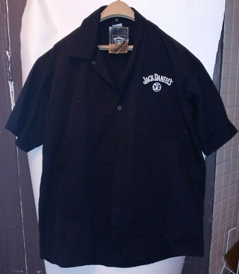 BRAND NEW W TAGS Large Jack Daniels Old No.7 Whiskey Shirt Button Down