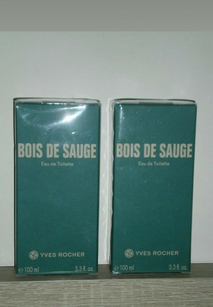 Bois de Sauge Yves Rocher eau de toilette homme - Parfum frais pour le quotidien en lot de 2
