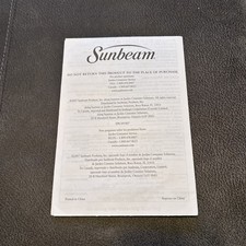 sunbeam mixmaster manual products for sale | eBay