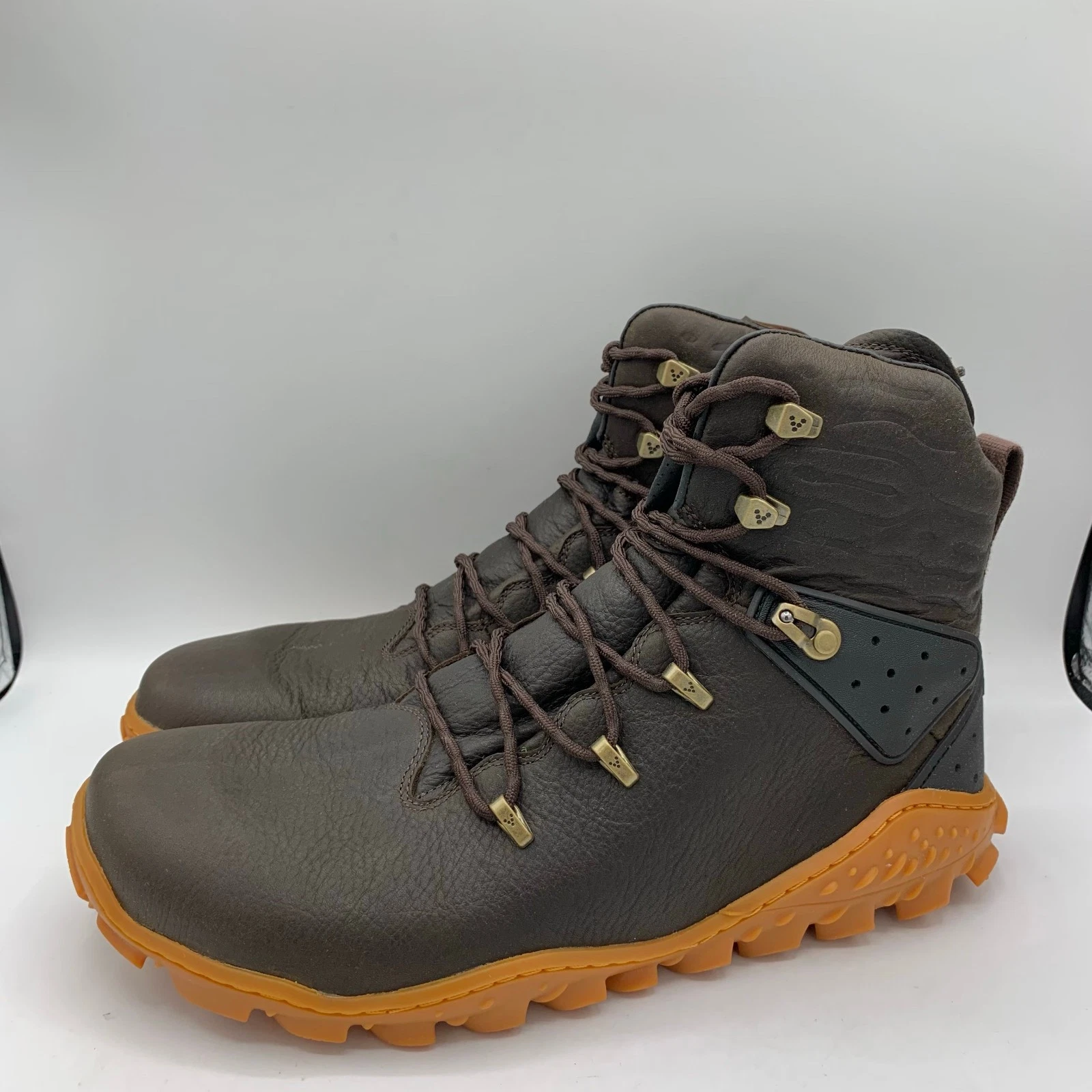 VivoBarefoot Tracker Forest ESC Boots Mens Size 11 Brown Waterproof Hiking