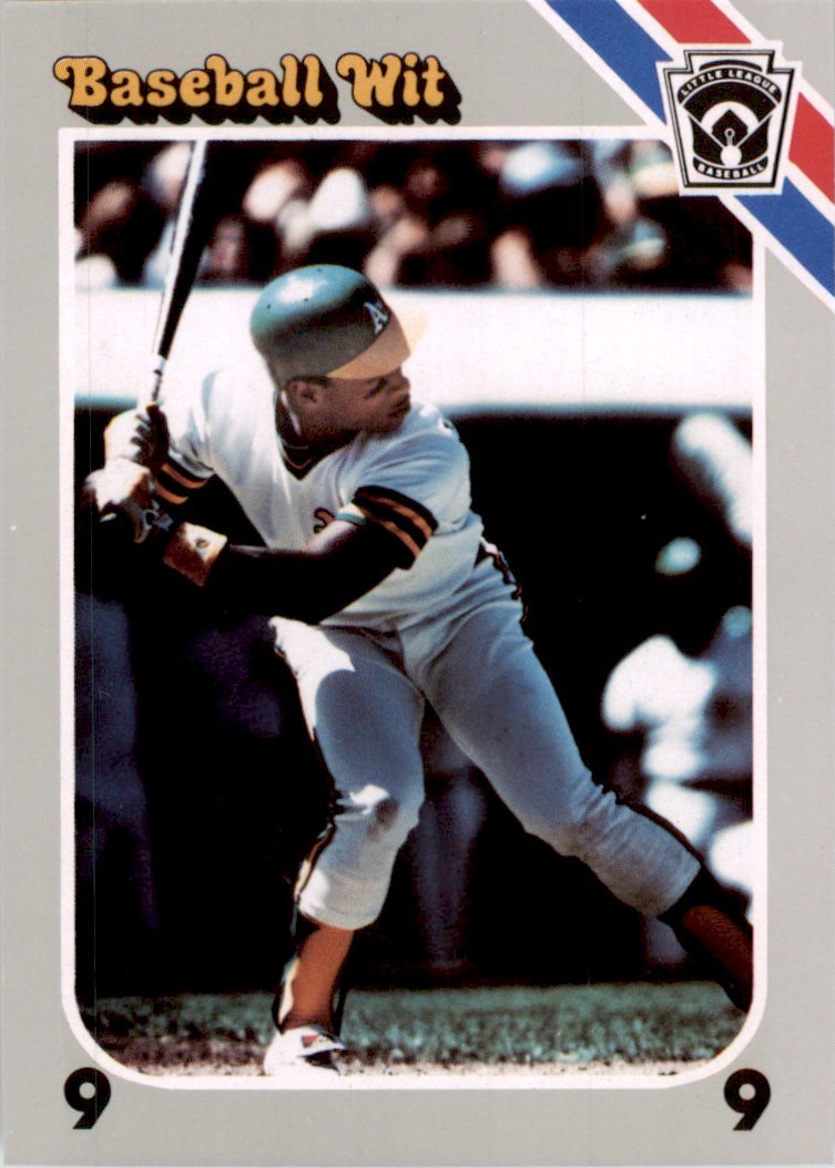 1990 Interpretive Marketing Baseball Wit #37 Rickey Henderson Athletics
