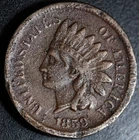 1859 INDIAN HEAD CENT - VF VERY FINE Details