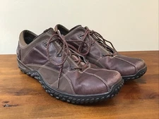 CLARKS Active Air Men's Gore-Tex BROWN LEATHER Lace Driving Shoes US 11 UK 10G