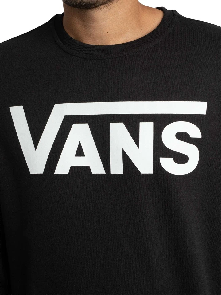 Vans Men's Classic Graphic Sweatshirt, Black - Image 4 of 4