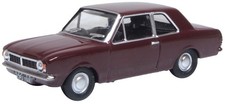 Oxford Diecast Ford Cortina Mk.2 'Black Cherry' Die Cast Model 1:76 00 Scale New