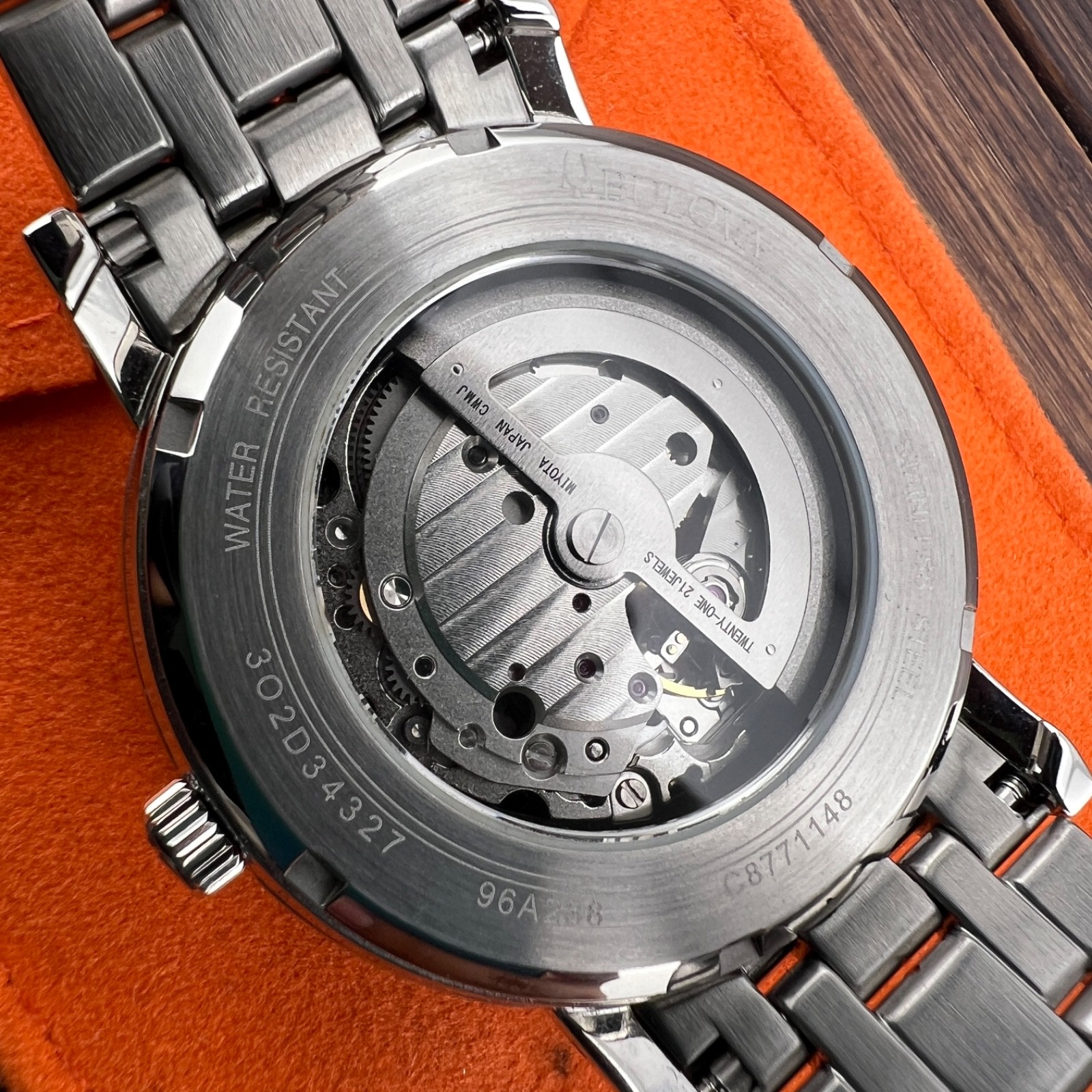 BULOVA MEN'S CLIPPER AUTOMATIC WATCH 96A238 image 5