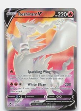 Reshiram V (Full Art) Holo Ultra Rare SWSH12: Silver Tempest 172/195 NM on eBay