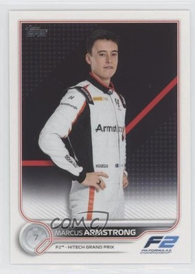 2022 Topps Formula 1 F2 Racers Future Stars Marcus Armstrong #84 0b3