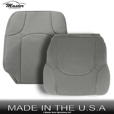 2005-2021 Fits Nissan Navara Cloth Front Driver Side Seat Covers Steel Gray