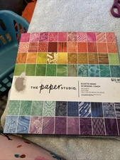 The Paper Studio ~ Eclectic Remix  60 DesignPaper Pad ~ 12x12 Scrapbook Paper ~