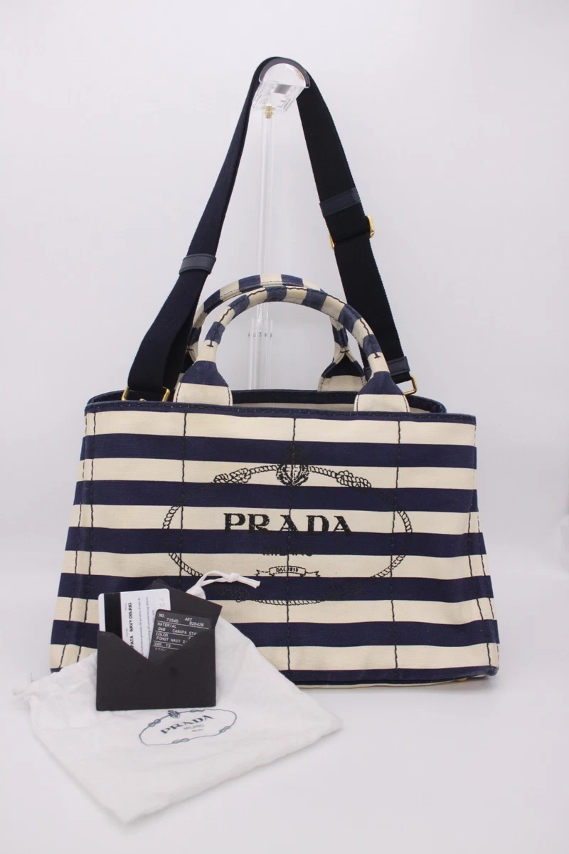 PRADA Canapa Tote White Bags & Handbags for Women for sale | eBay