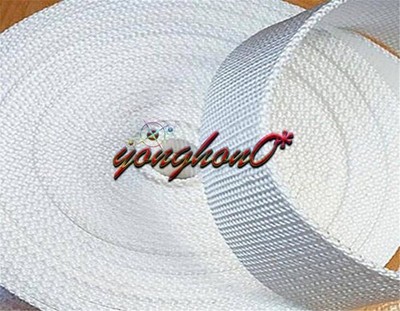 25M Length (25mm) Width White Strap   Webbing Strapping New *la