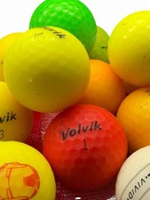 Volvik Vivid Matte Mix 3A And 4A Golf Balls - 12 Golf Balls