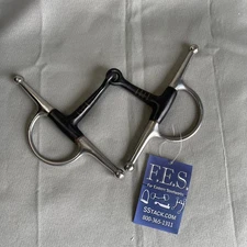 5" Full Cheek Snaffle Sweet Iron Horse Bit Single Joint far eastern steelworks