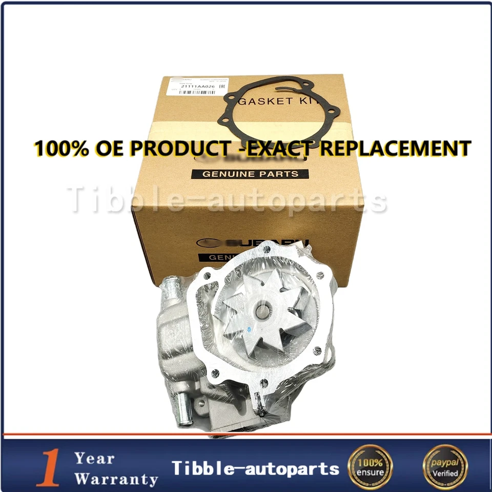 NEW FOR Subaru Water Pump Kit WRX STI Legacy GT Outback XT Forester TURBO Foto 2 de 4