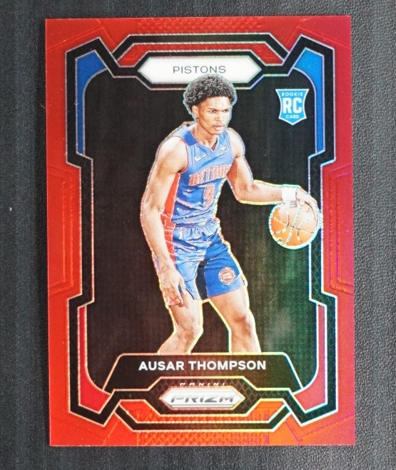 Ausar Thompson 2023-24 Panini Prizm Red Rookie 184/299 #178