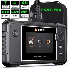 Automotive OBD2 Diagnostic Scanner ABS SRS Engine TCM Car Code Reader Oil Reset