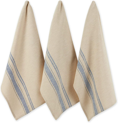 DII French Stripe Dishtowels, Kitchen Collection, 20 X 30 (Set of 3), Nautical B