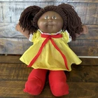 Vintage 1983 Cabbage Patch Doll, Brown Eyed African American With Dimple