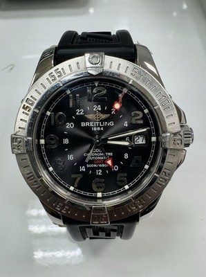 BREITLING Colt GMT A32350 Date Black Dial Automatic Men's 40mm Watch