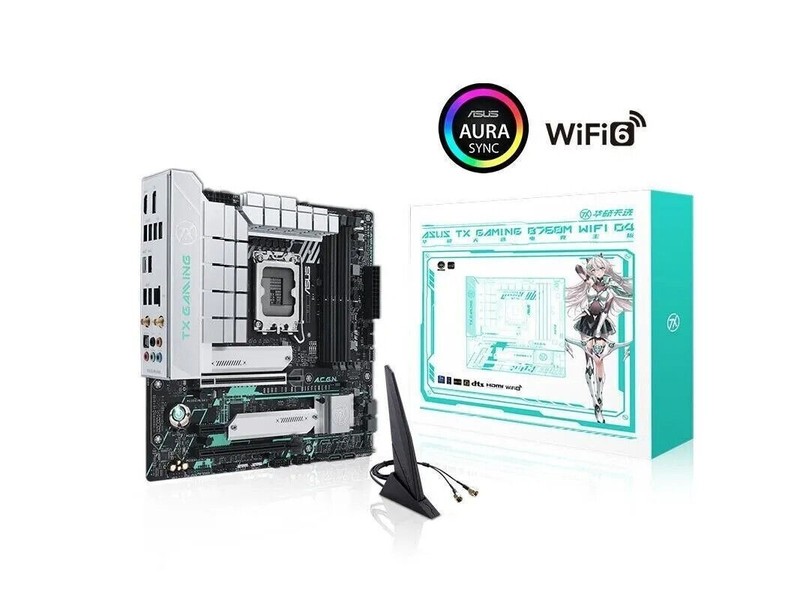 ASUS TX GAMING B760M WIFI D4 For Intel B760 (13th AND 12th Gen) LGA 1700