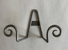 Pottery Art- Plate/Bowl  Iron Display Stand - Easel