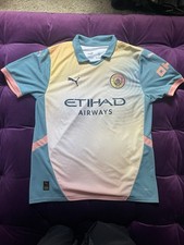 Manchester City x Oasis Puma Soccer Football Replica Fourth Jersey Large