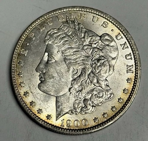 BU 1900-O Morgan Silver Dollar (All Original), U.S. $1 Coin Low MS