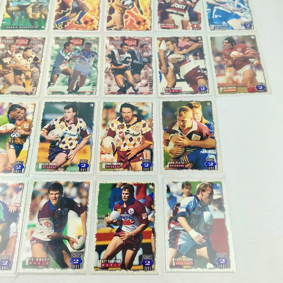 48x 1995 NRL Dynamic Rugby League Cards Miscellaneous All With Sleeves Free Post - image 4 of 4