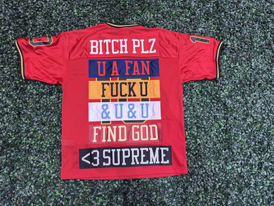 Brand New Supreme Find God Football Red Jersey S-XXL 100